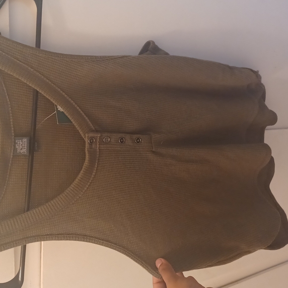 Cute army green color top from target - Picture 2 of 2